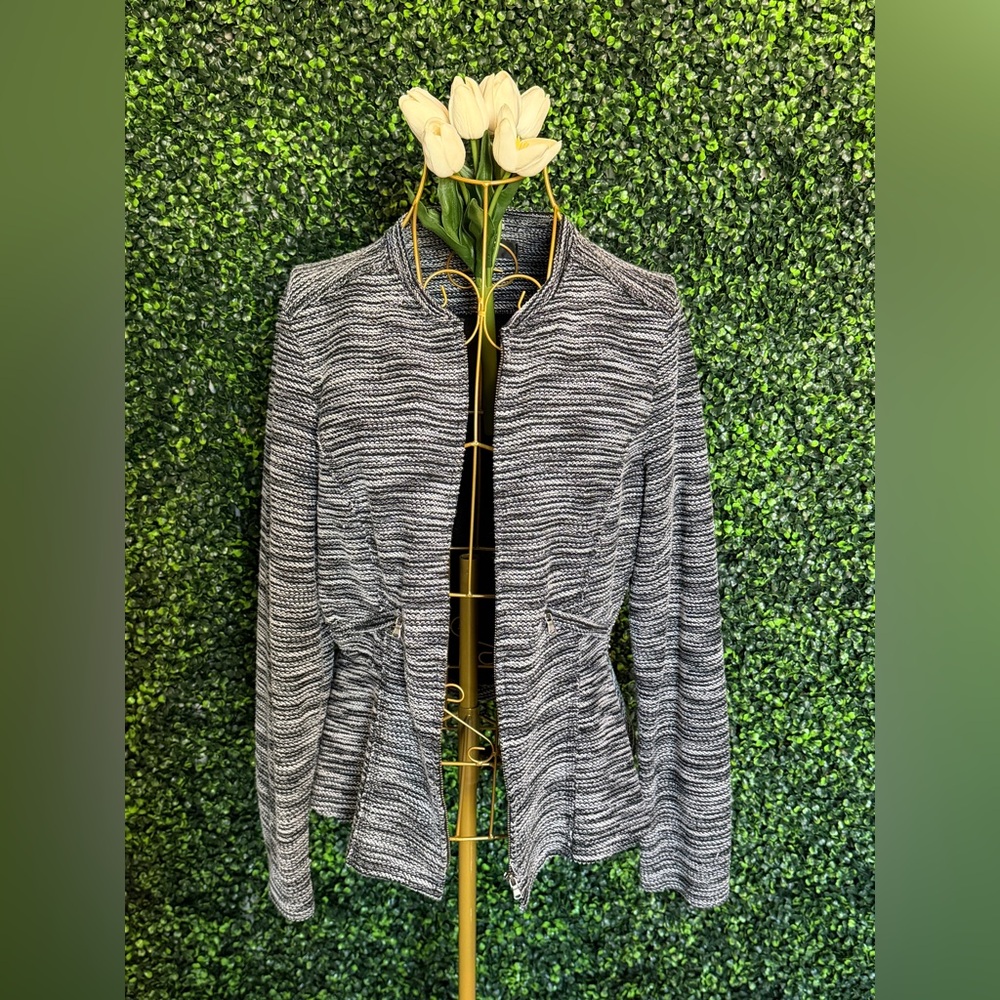 Mossimo Supply Co. Black and White Striped Blazer
